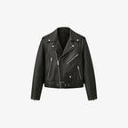 Matt leather jacket