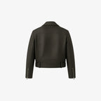 Matt leather jacket